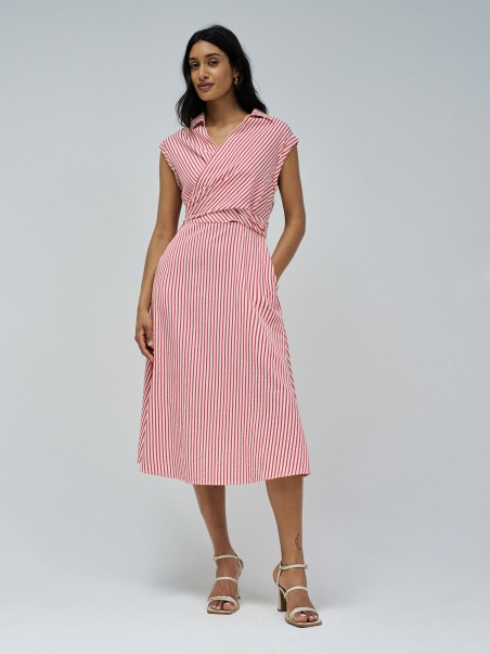 Vestido de Riscas