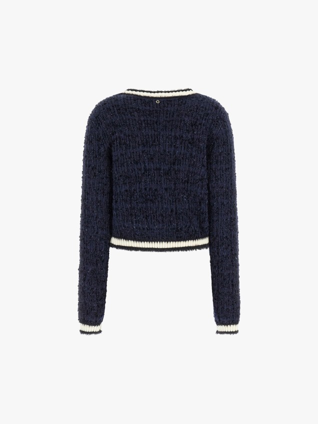 Casaco Cropped de Malha