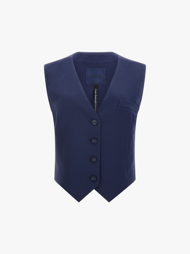 Colete de Crepe Tailored