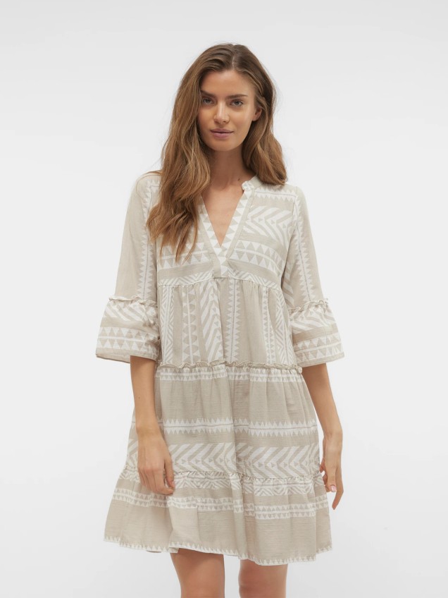 Vestido Curto Loose Fit