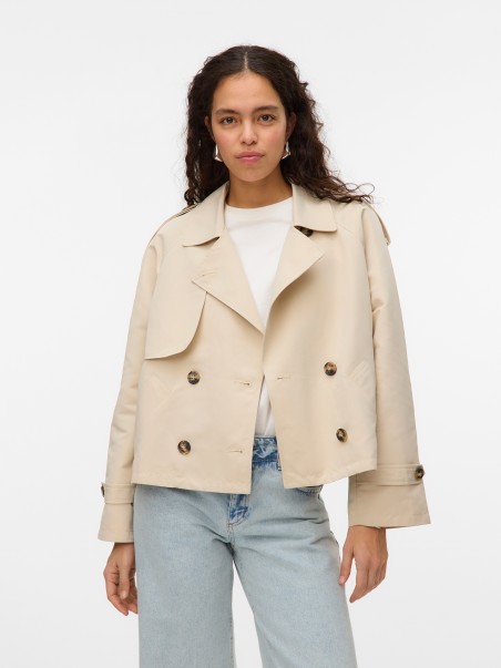 Gabardine Curta
