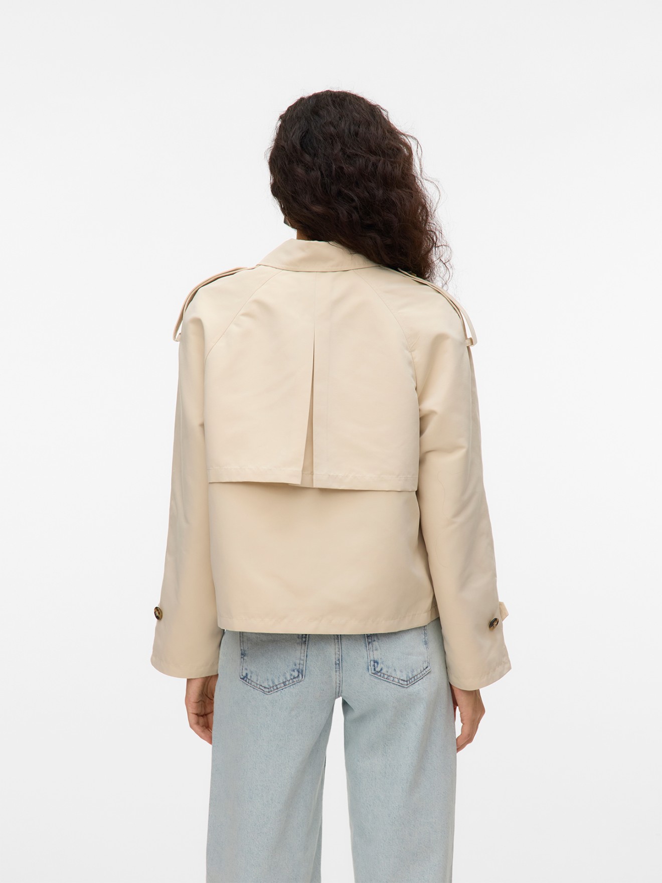 Gabardine Curta