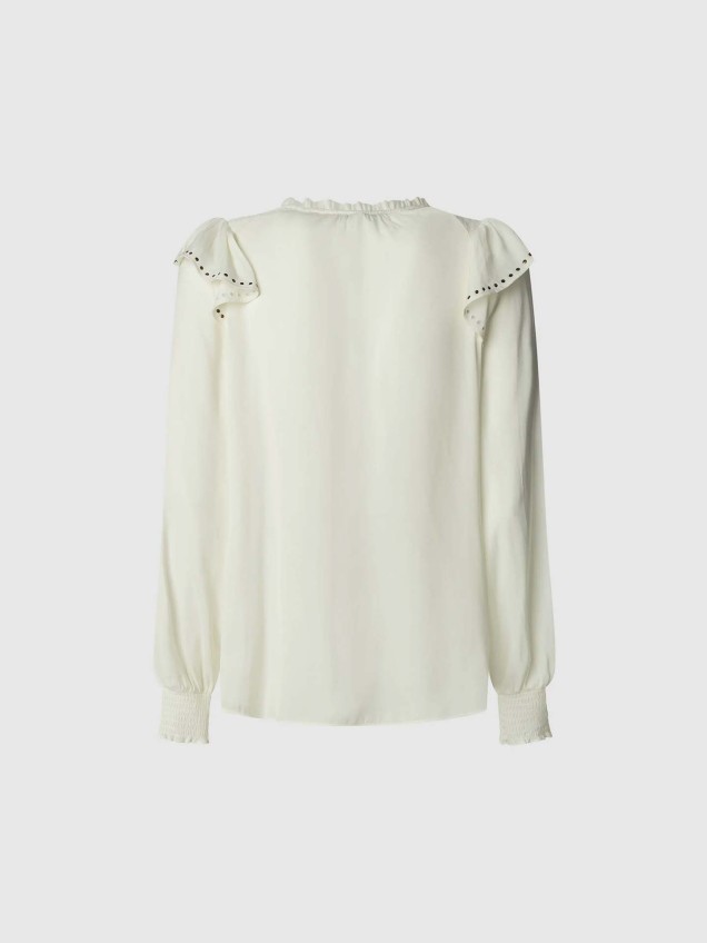 Blusa com Decote em V Miriam