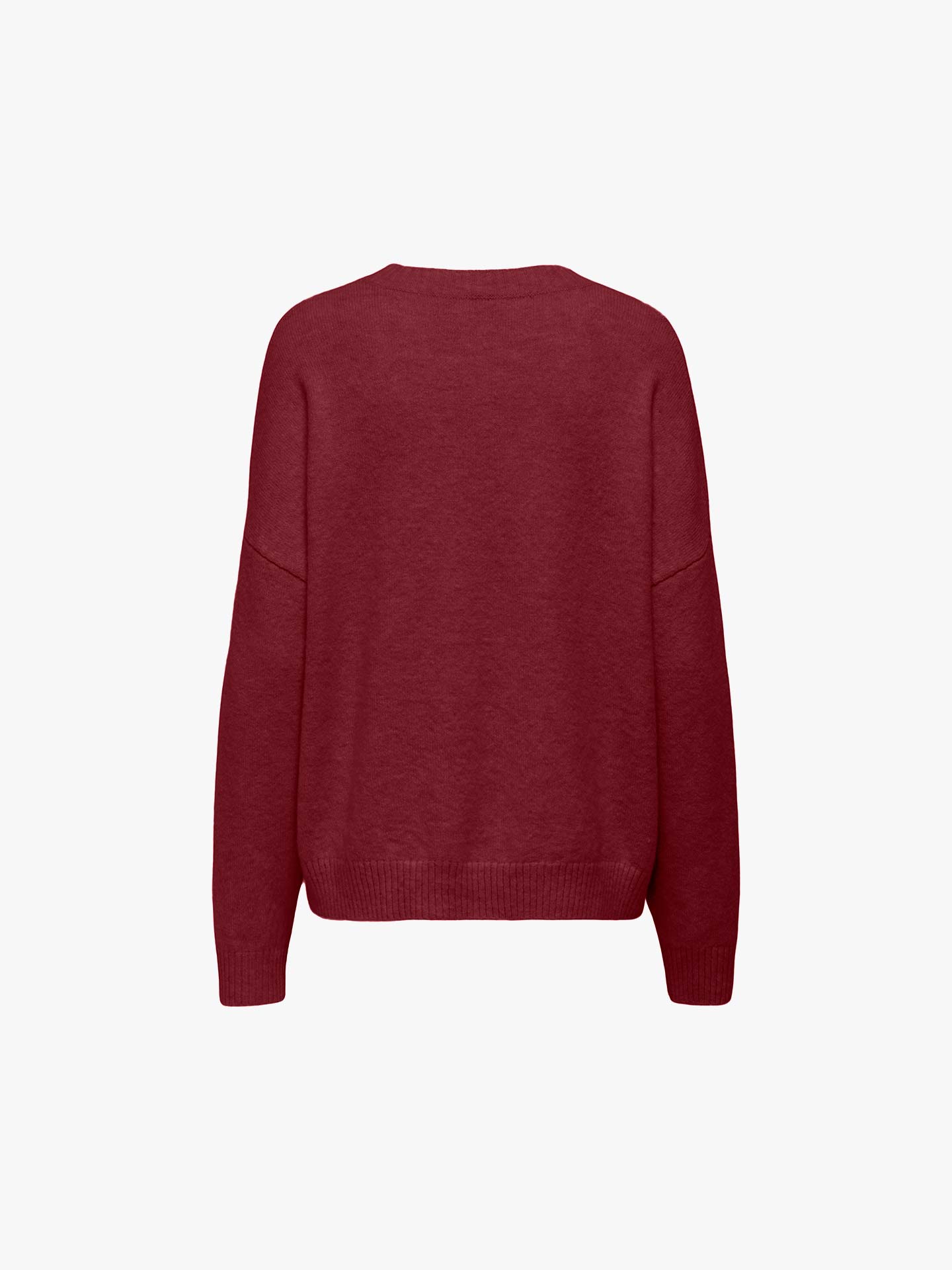 Camisola de Malha com Ombros Descaídos