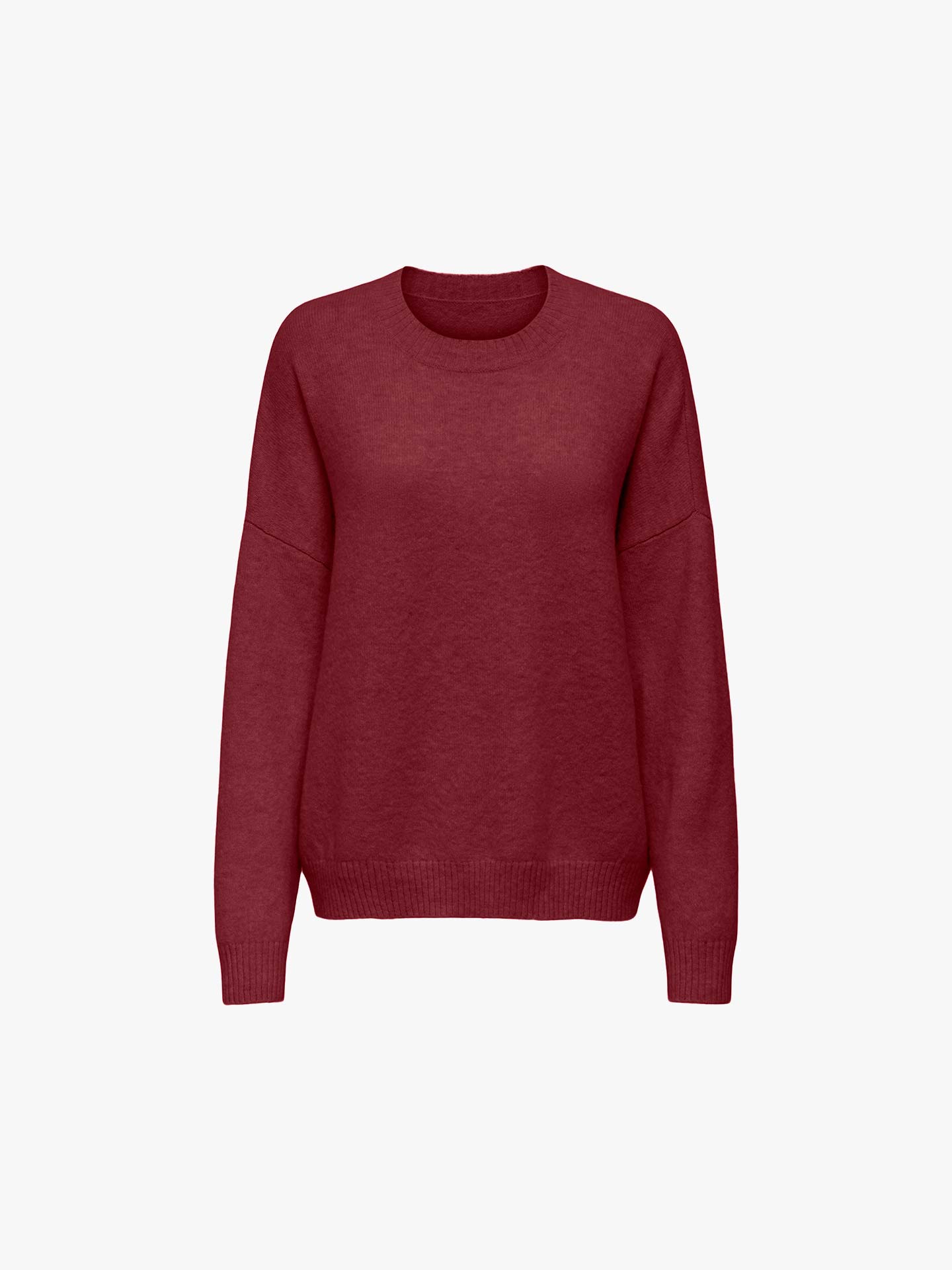 Camisola de Malha com Ombros Descaídos