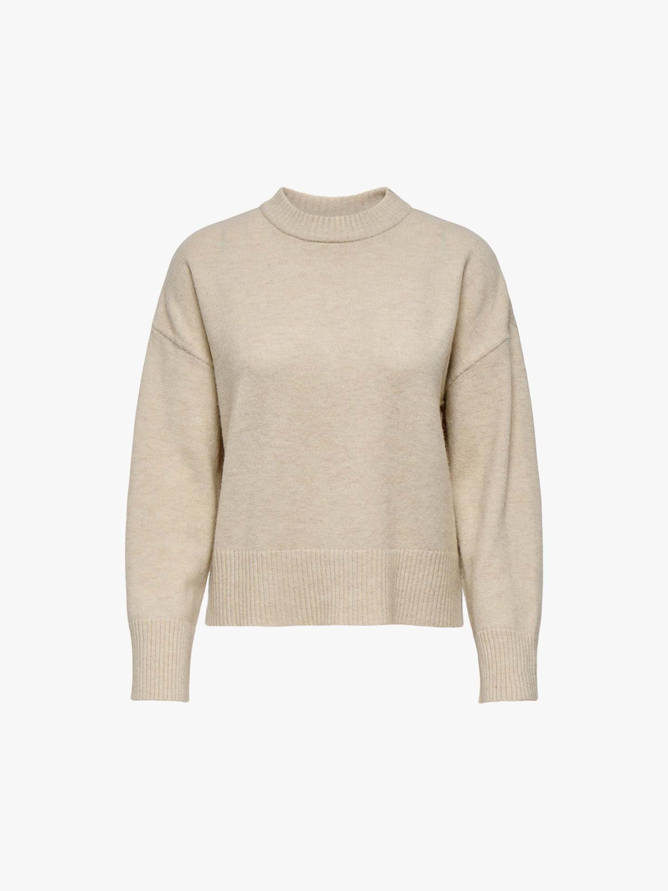 Camisola de Malha com Gola Redonda