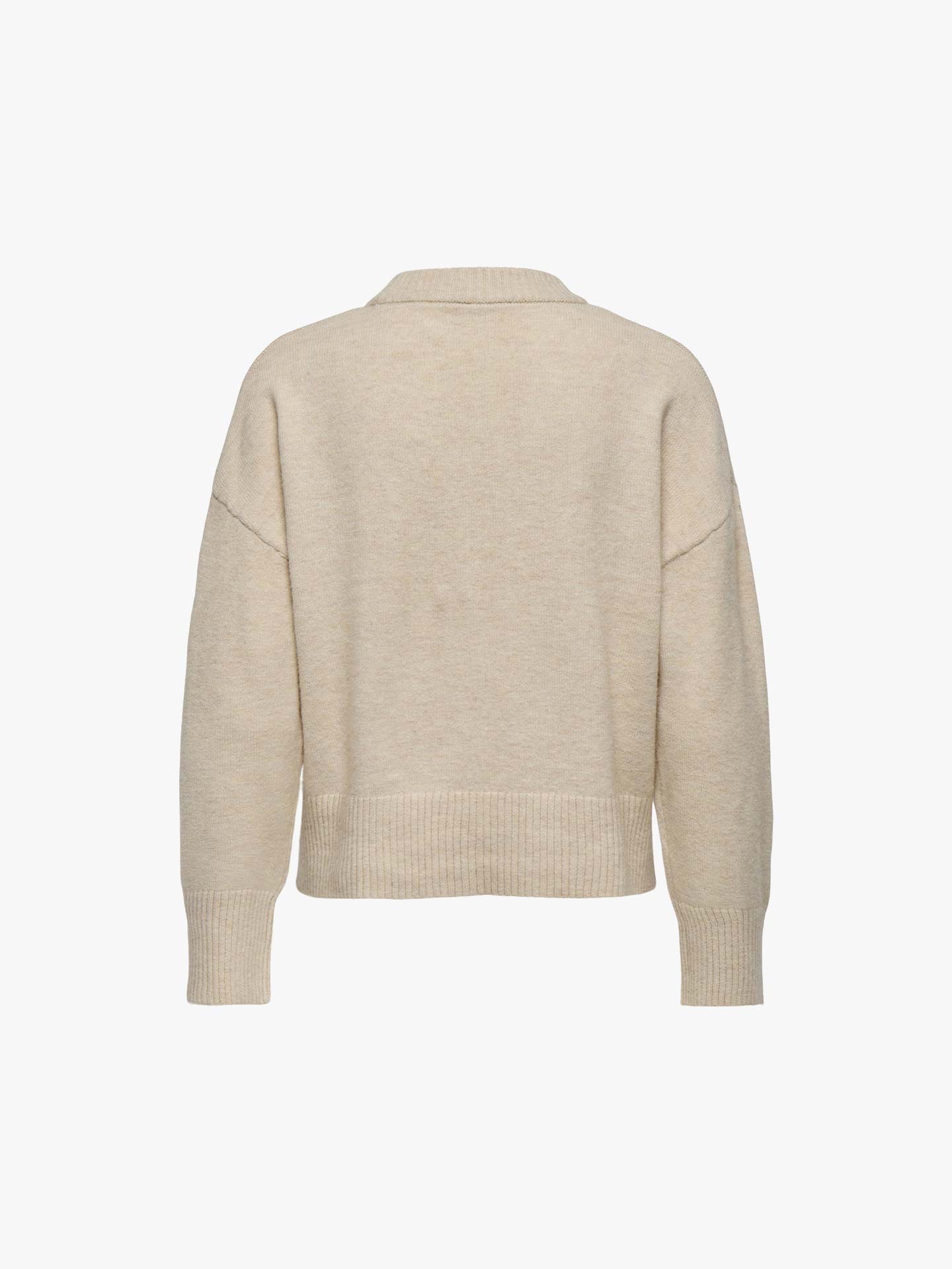 Camisola de Malha com Gola Redonda