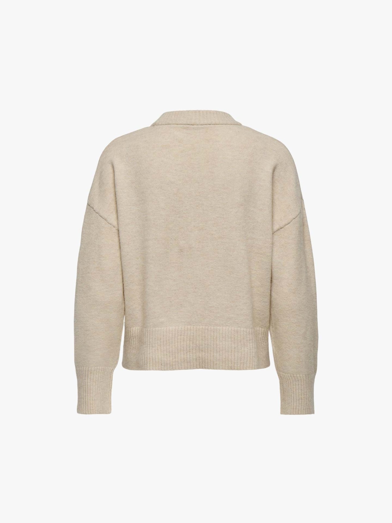 Camisola de Malha com Gola Redonda