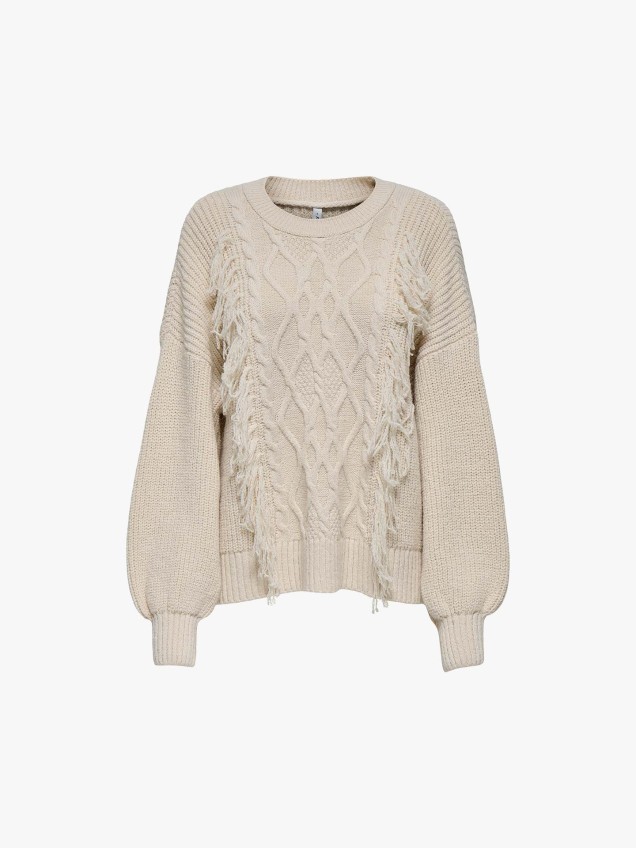 Camisola de Malha com Franjas