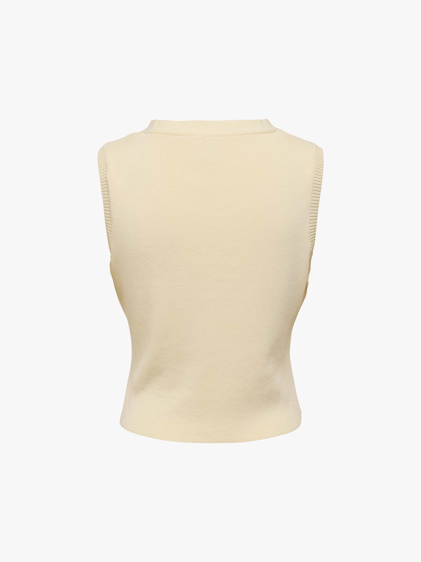 Colete Curto de Malha