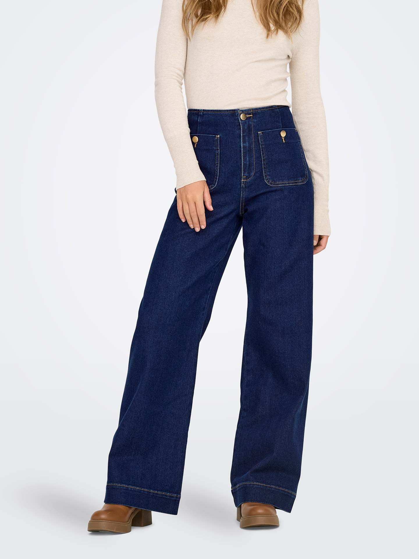 Calças de Ganga Wide Leg