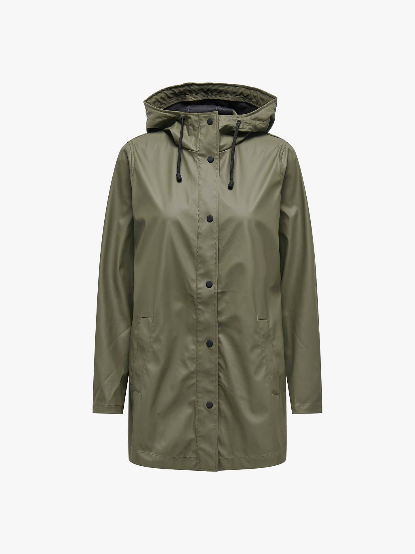 Parka Impermeável com Capuz