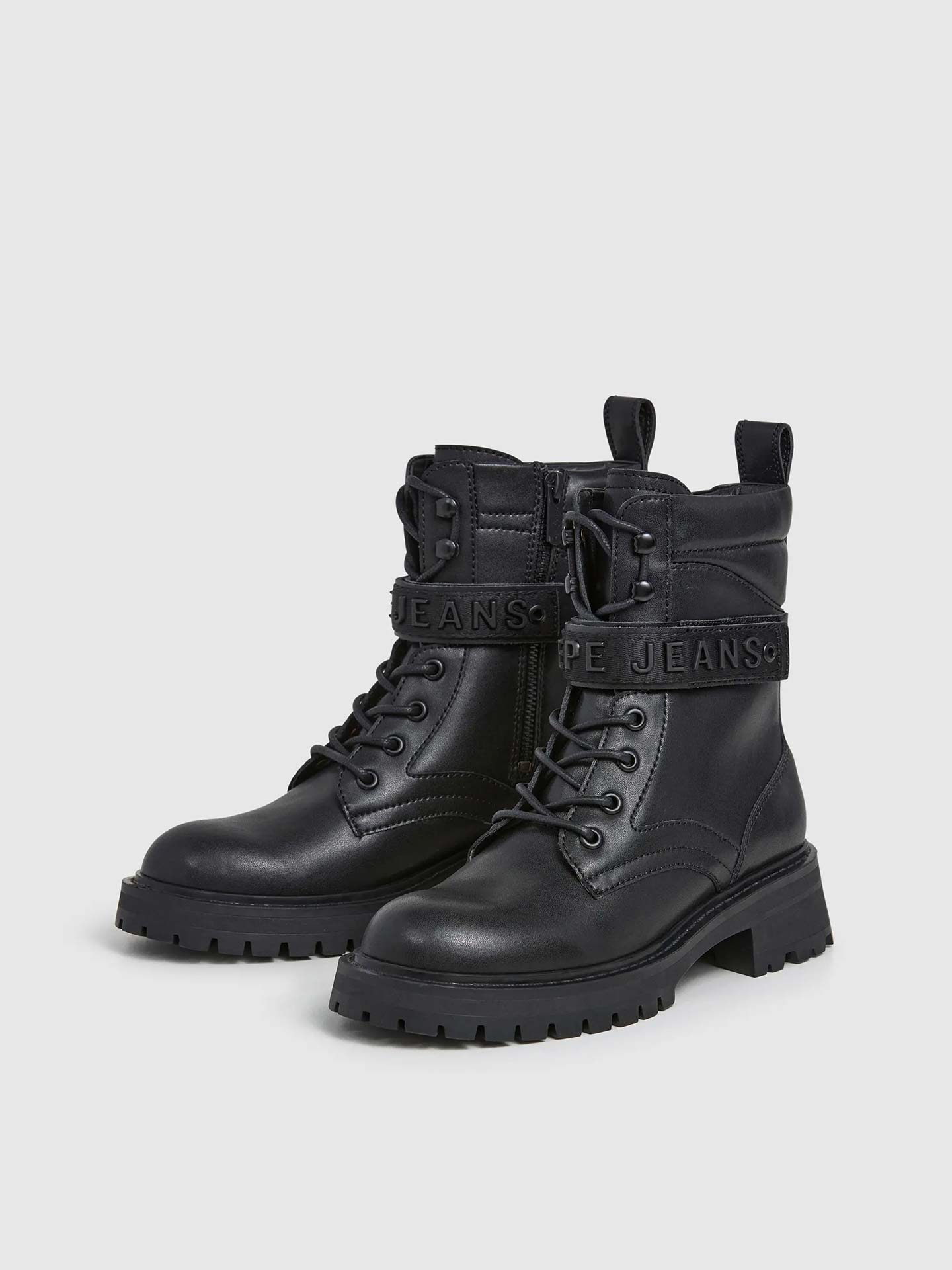 Botas de Pele Stacy Snap W