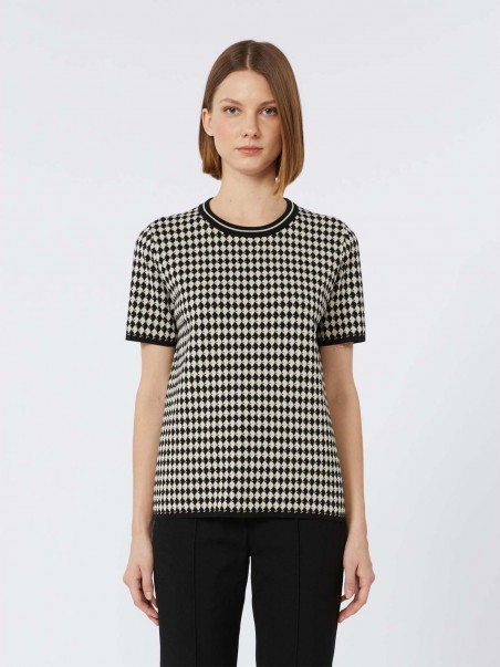 T-shirt de Malha Ramo