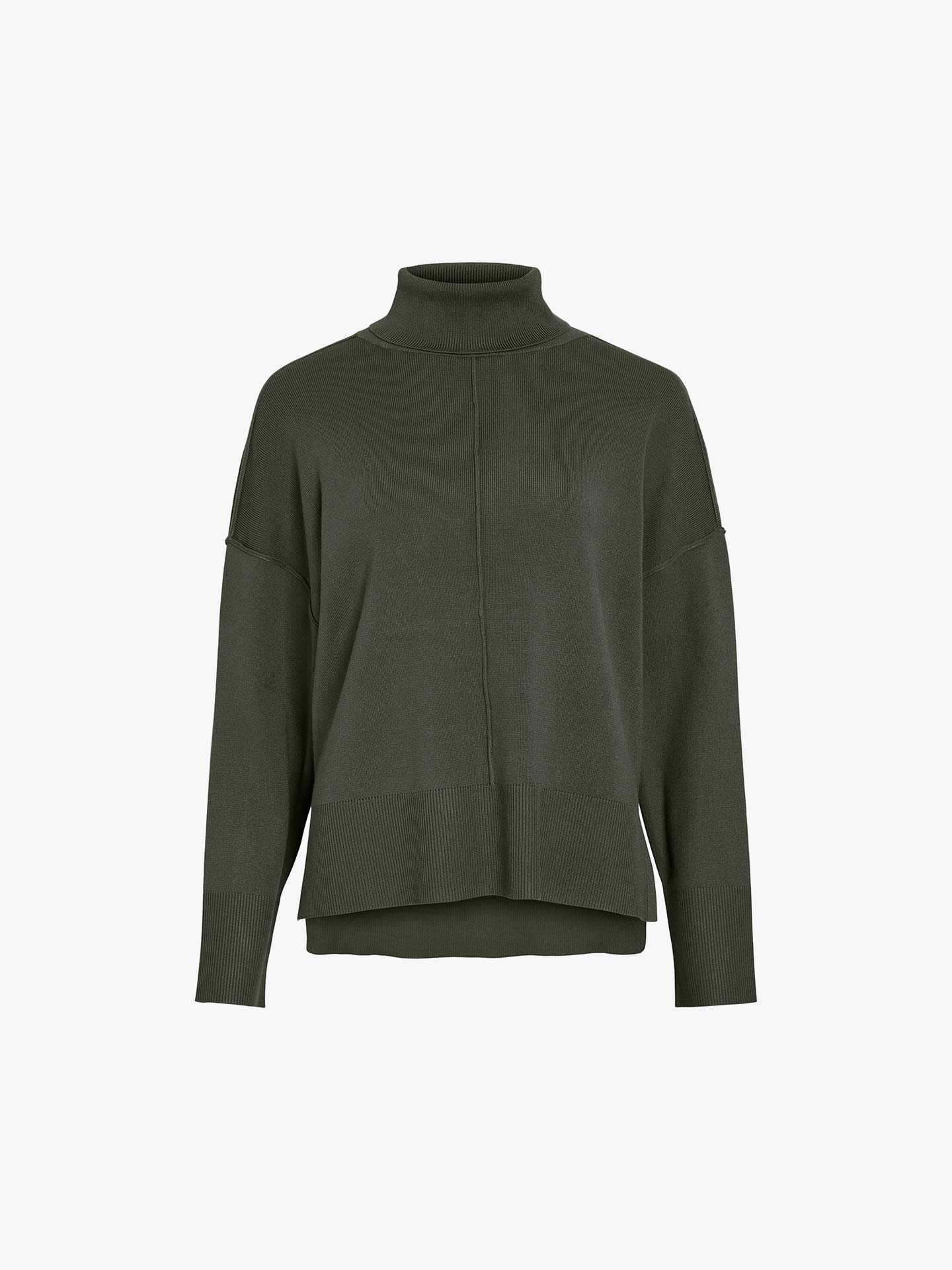Camisola de Malha de Gola Alta