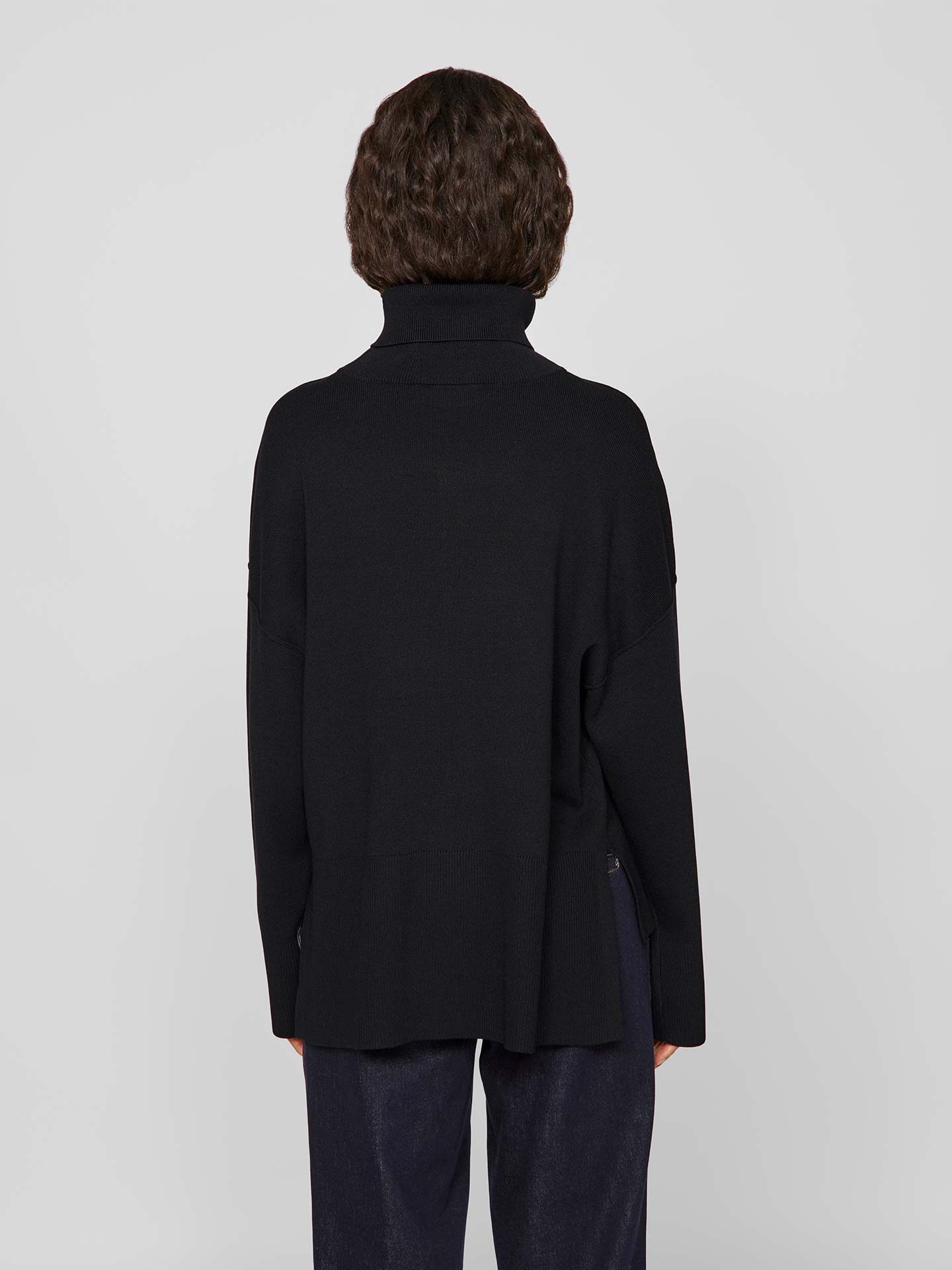 Camisola de Malha de Gola Alta