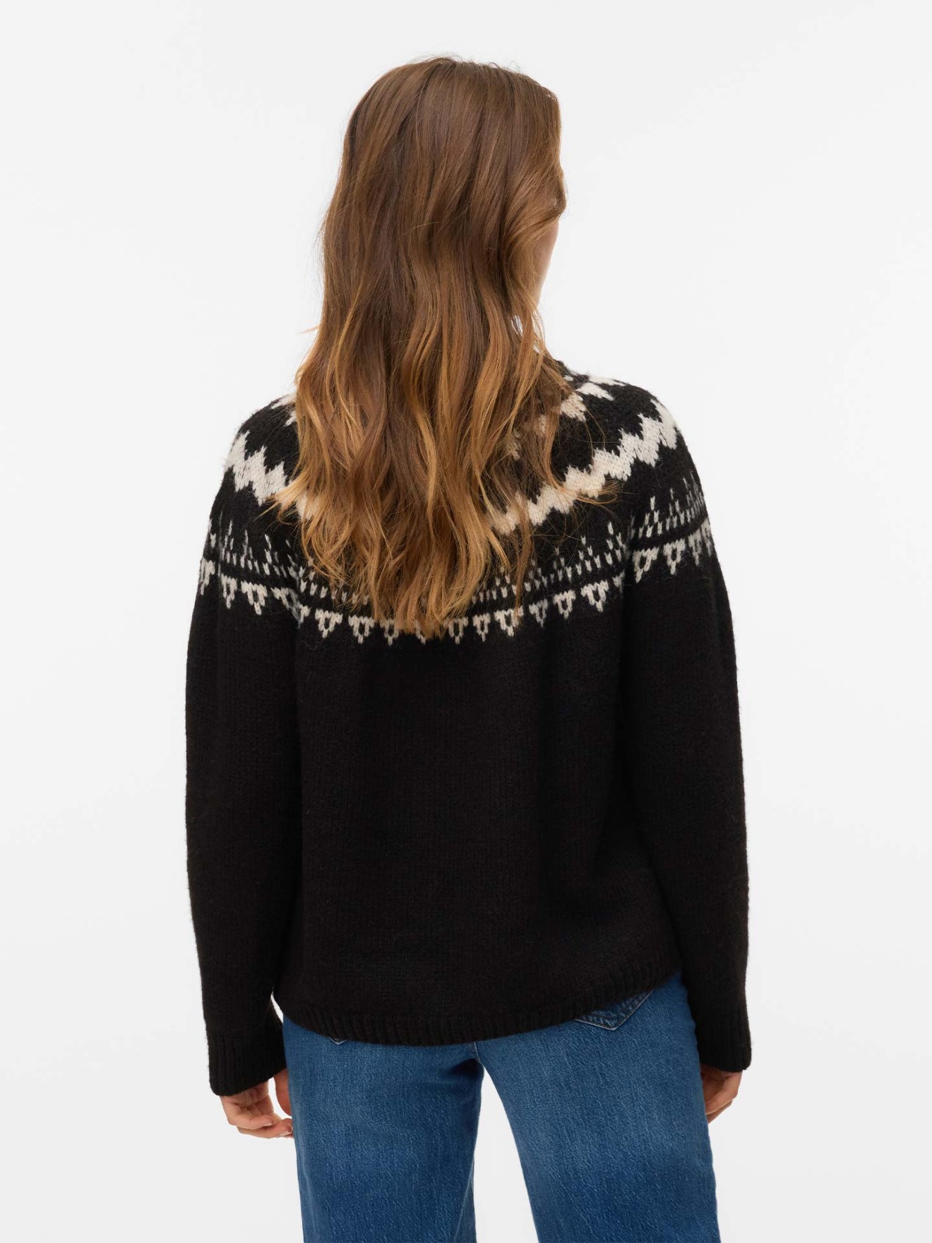 Camisola de Malha com Padro Jacquard