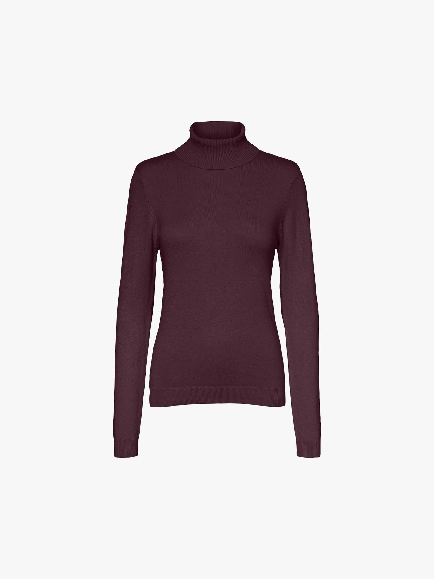 Camisola de Malha com Gola Alta