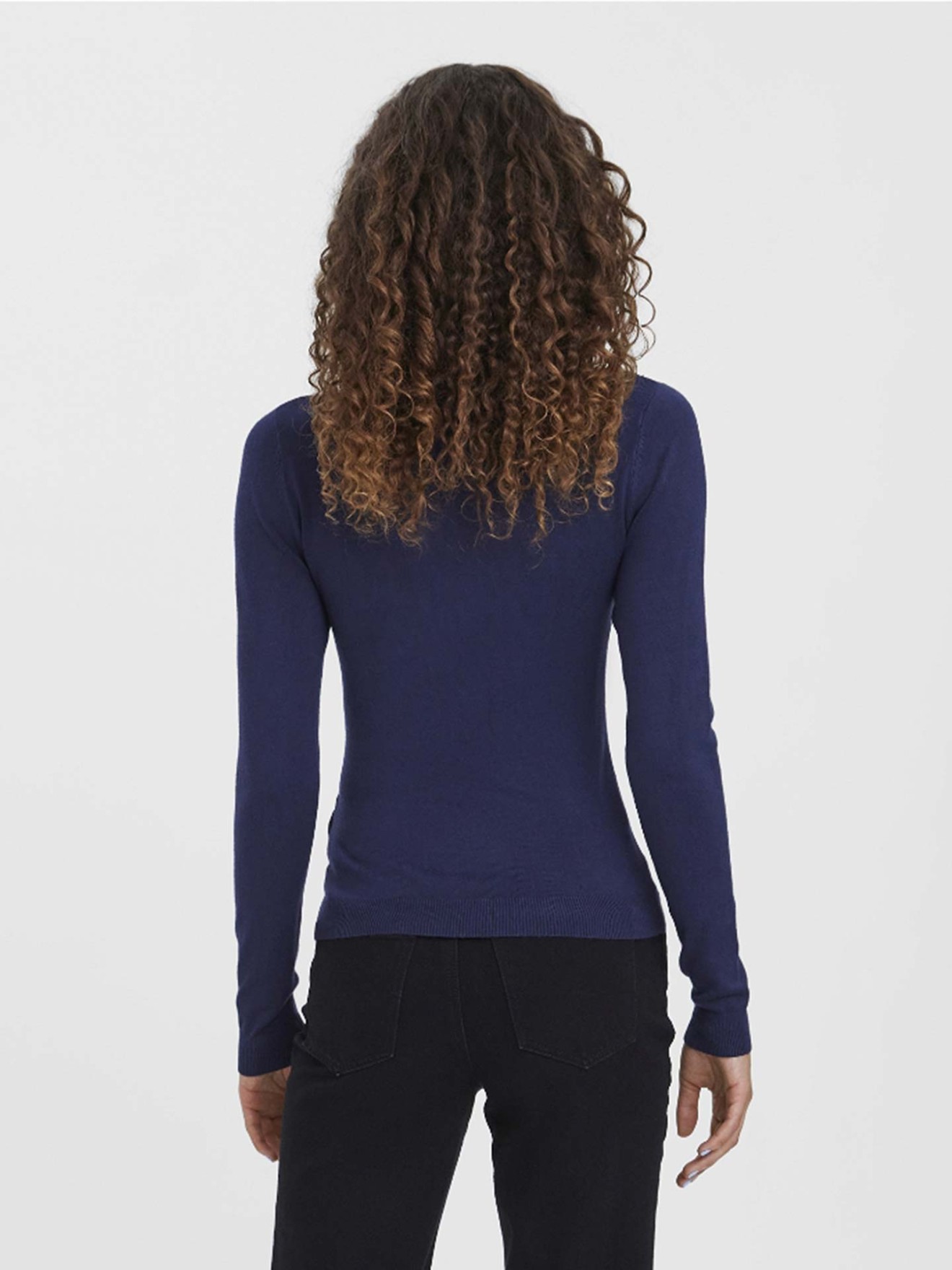 Camisola de Malha com Gola Alta