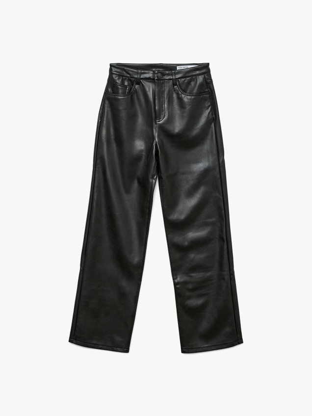 Calças de Pele Sintética Tessa