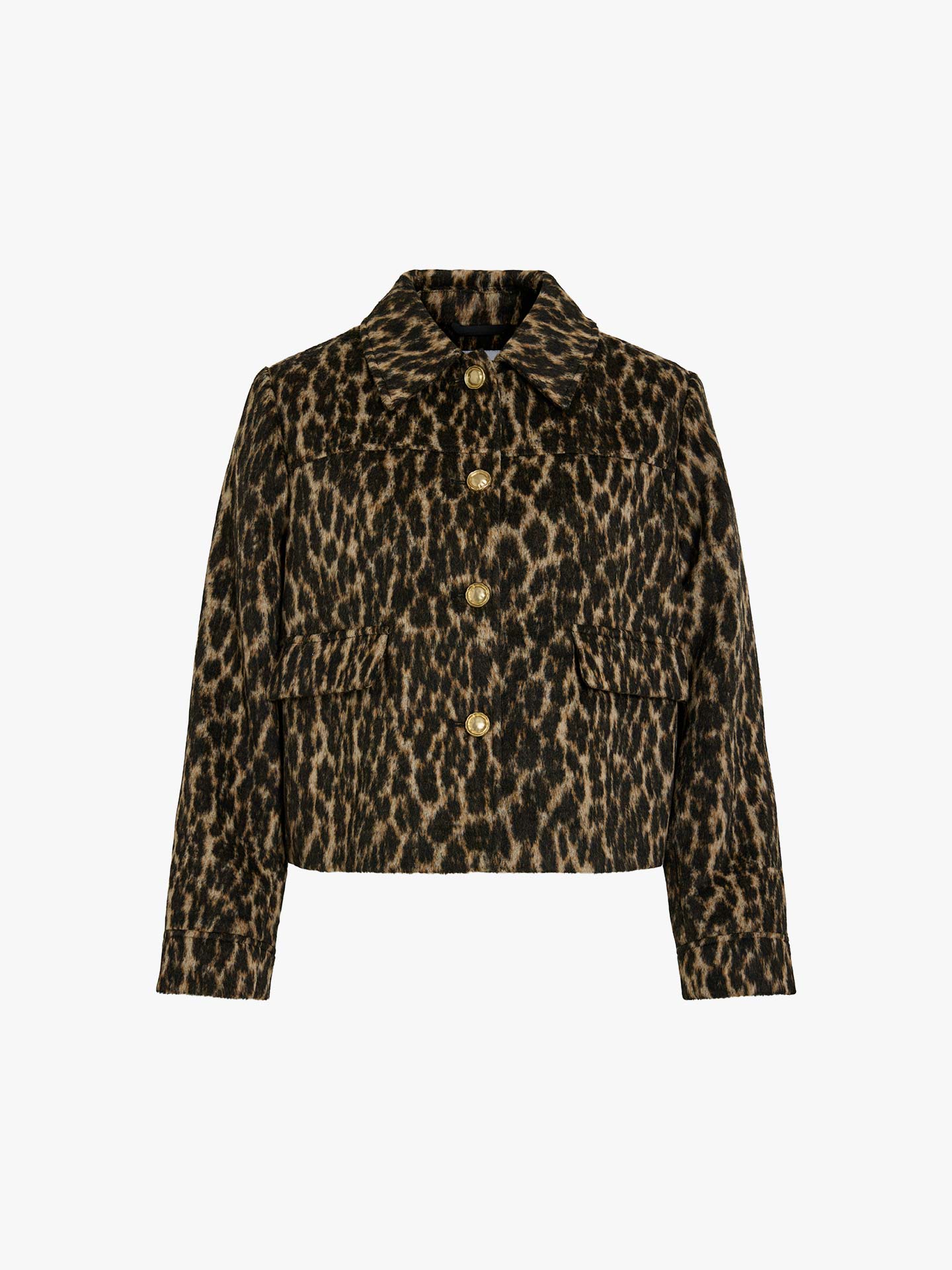 Casaco com Padrão Leopardo