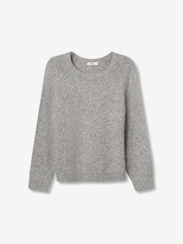 Camisola de Malha com Manga Raglan