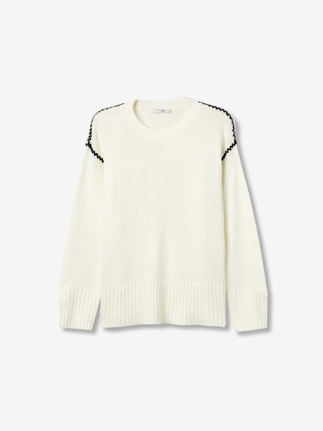 Camisola de Malha com Bordado
