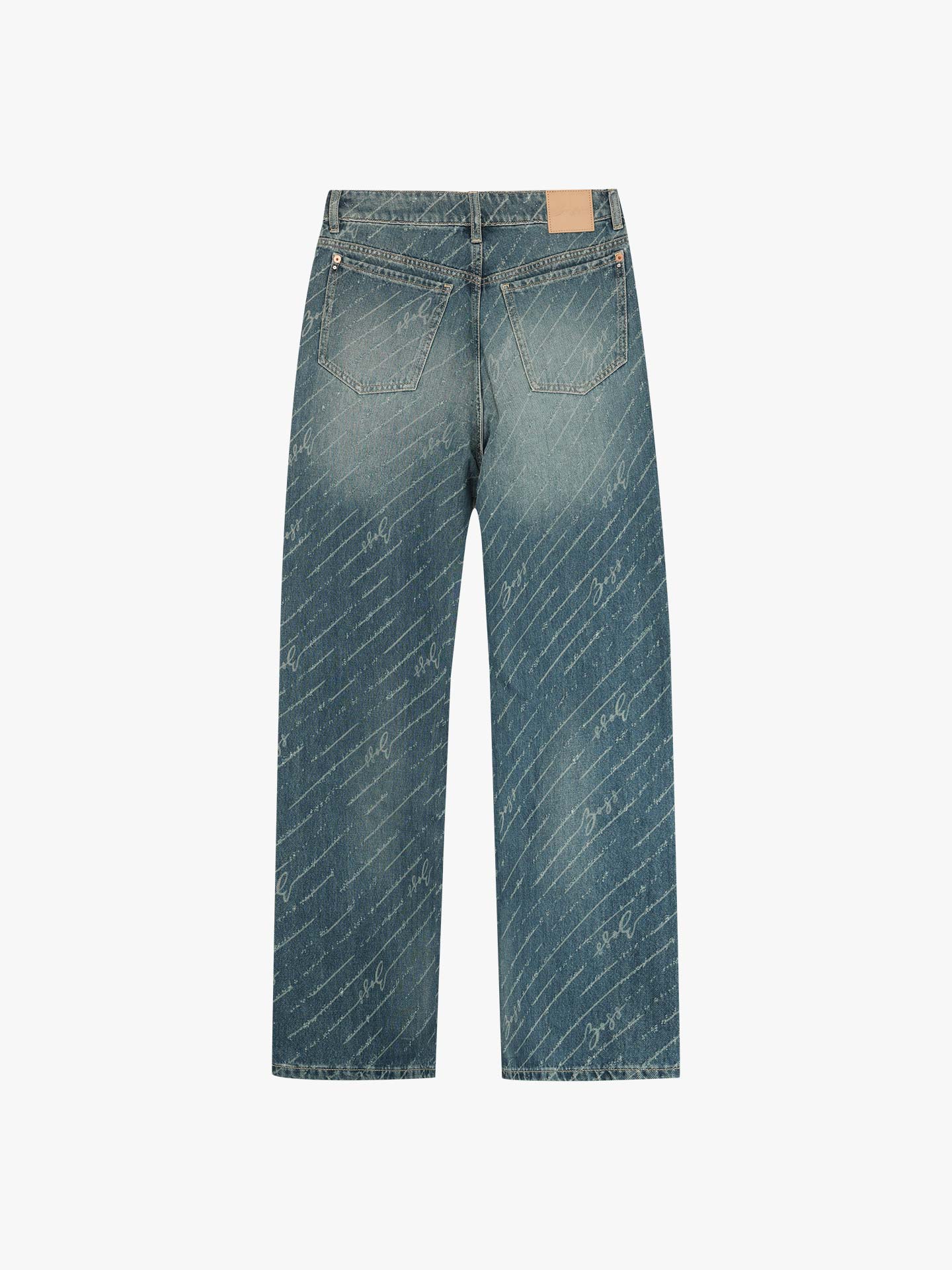 Calças de Ganga Straight Fit