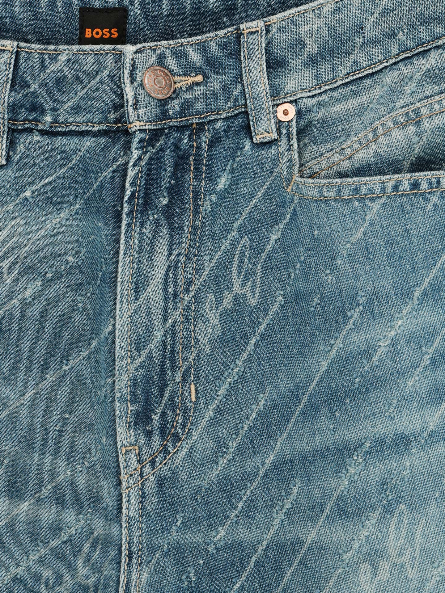 Calças de Ganga Straight Fit