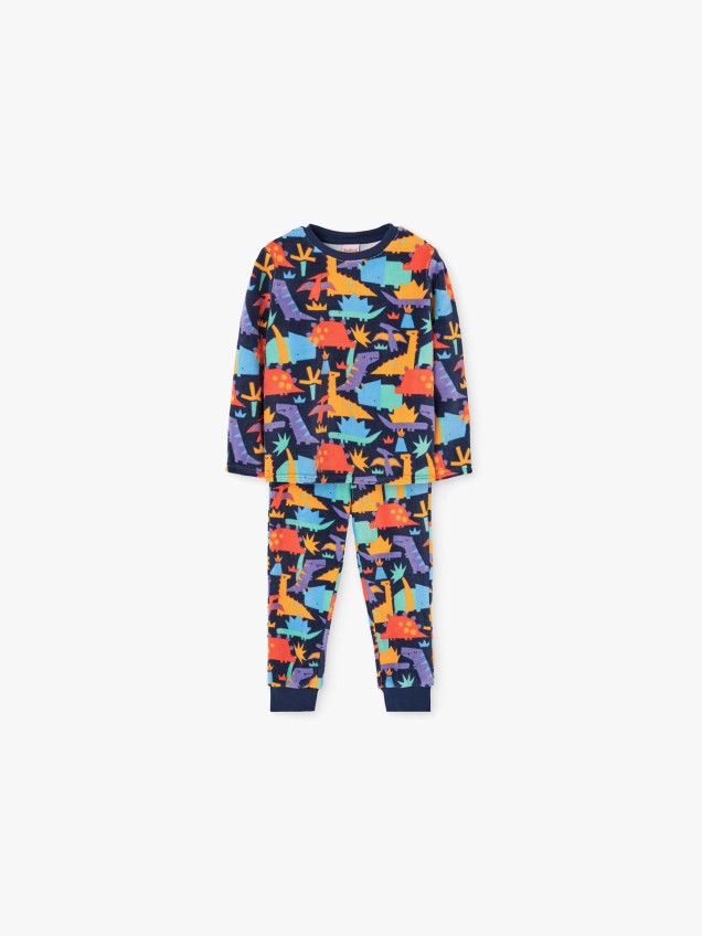 Pijama com Estampado de Dinossauros