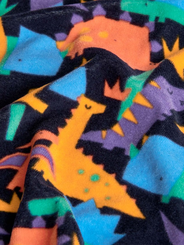 Pijama com Estampado de Dinossauros
