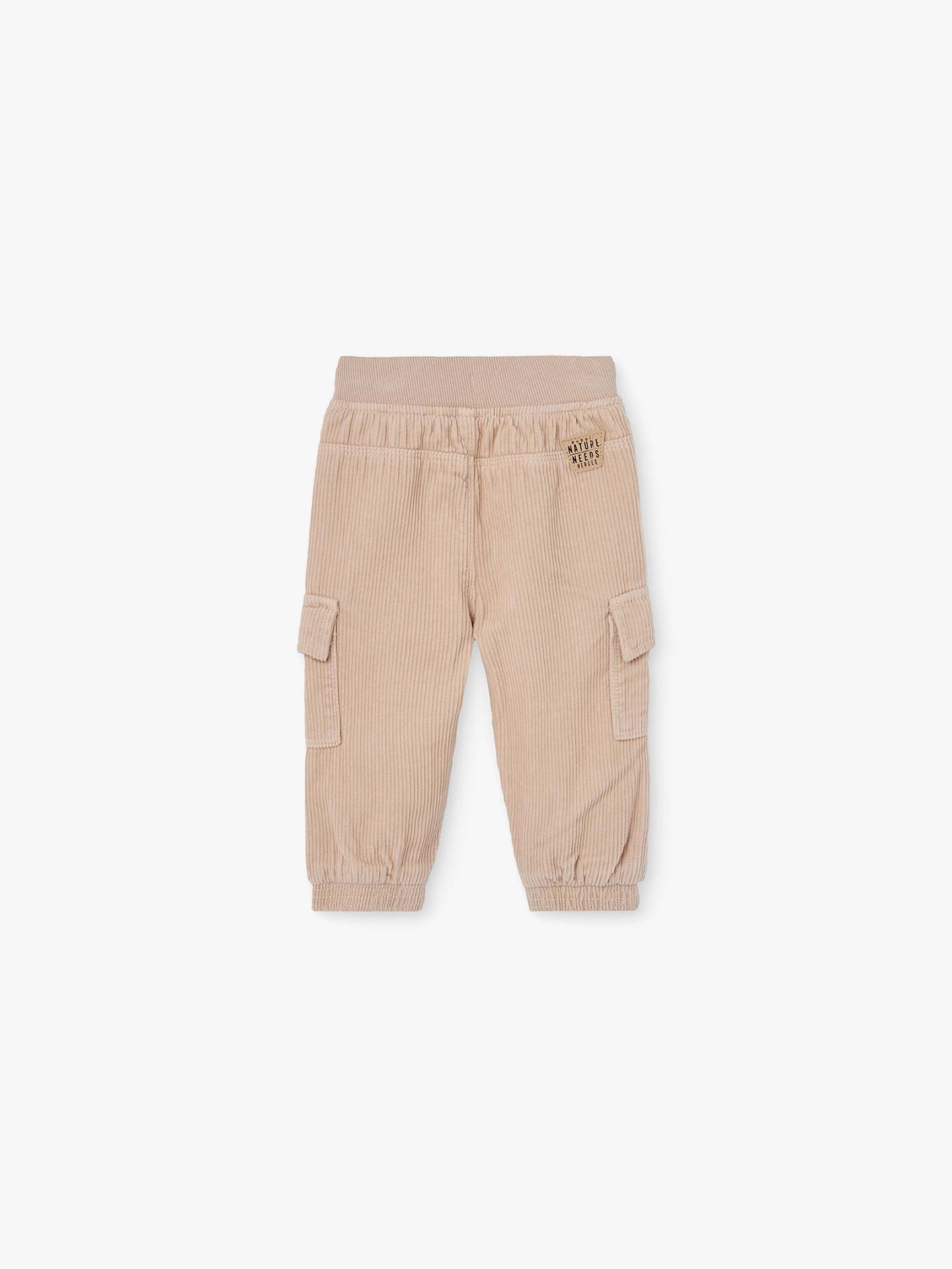 Calças Cargo em Bombazina