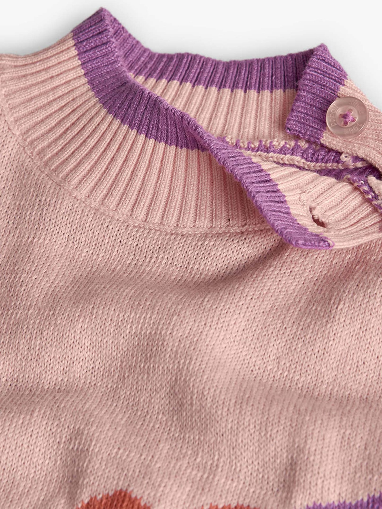 Vestido de Malha com Gola Alta