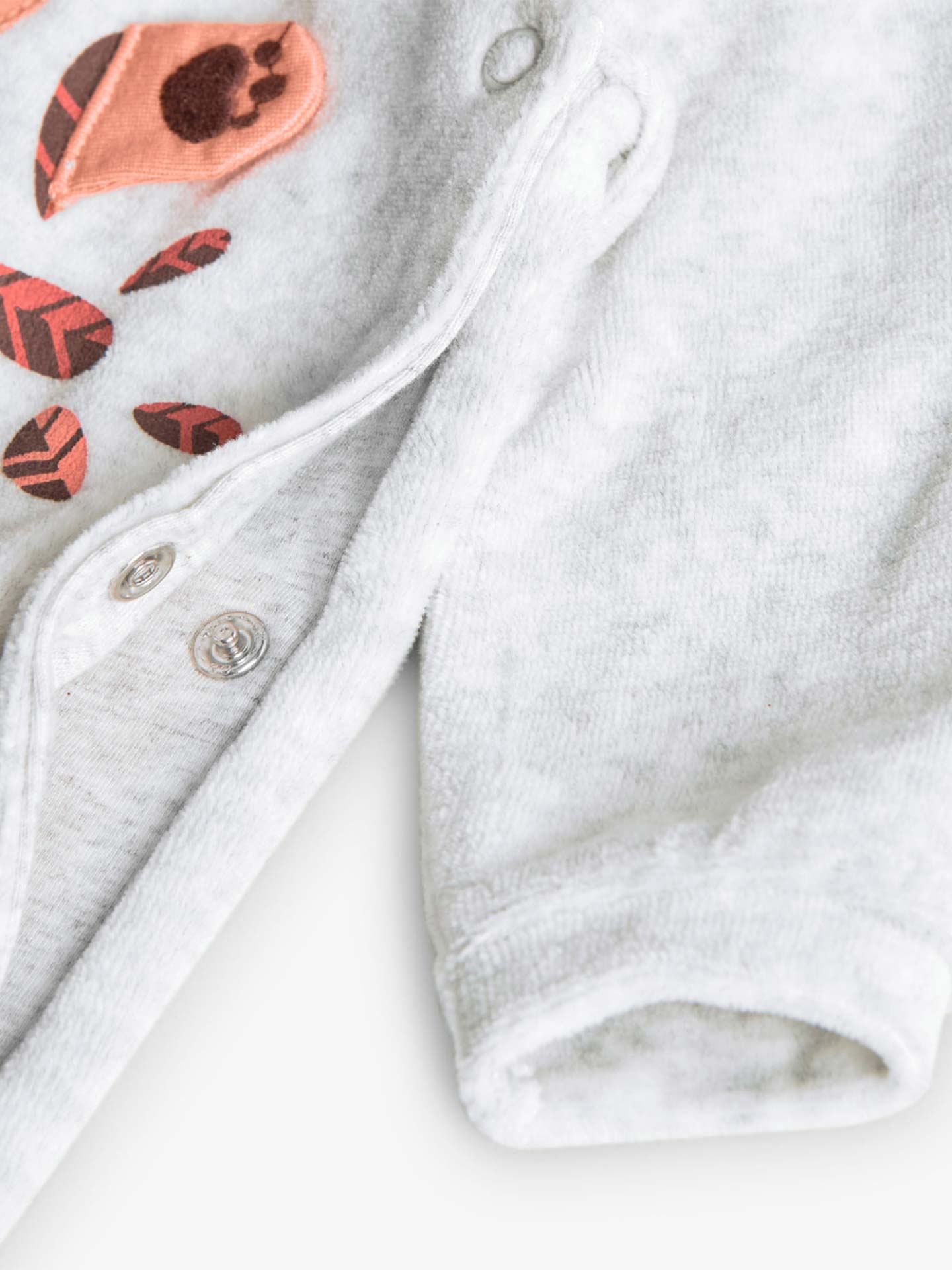 Babygrow de Veludo com Estampado