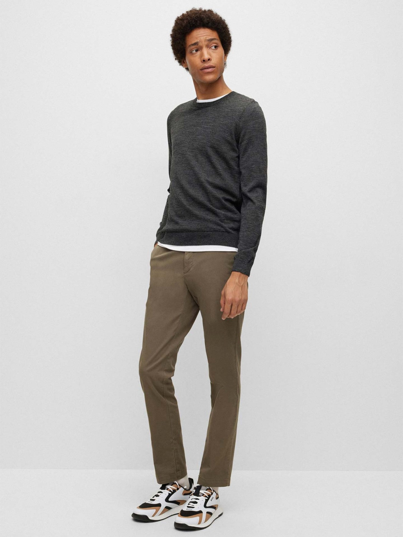 Camisola de Malha Slim Fit