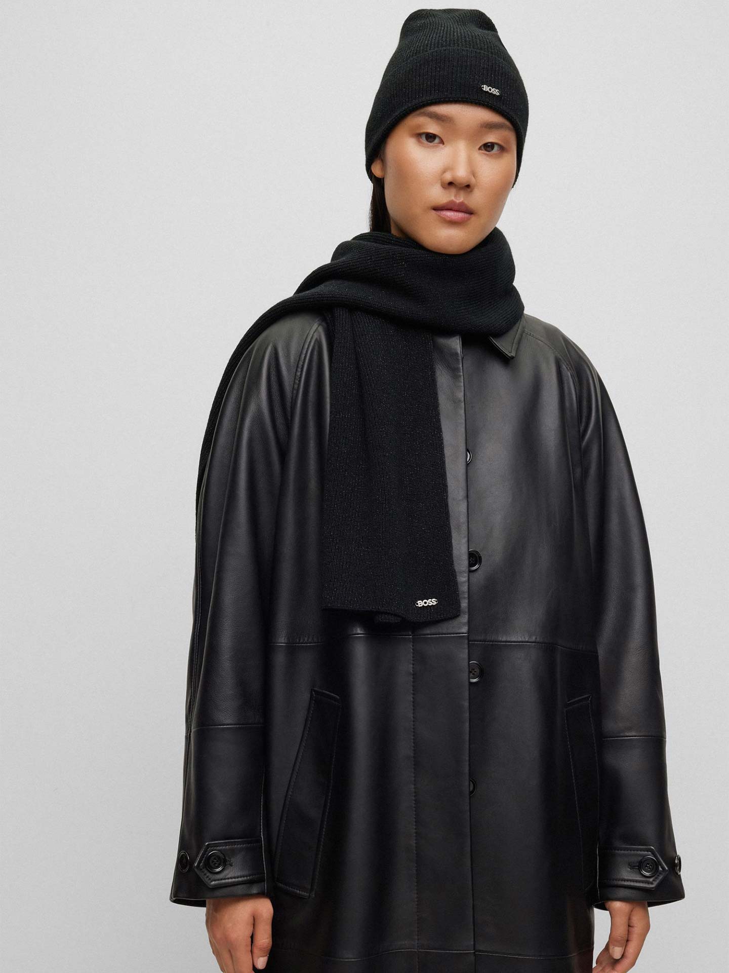 Conjunto Gorro e Cachecol em Lã