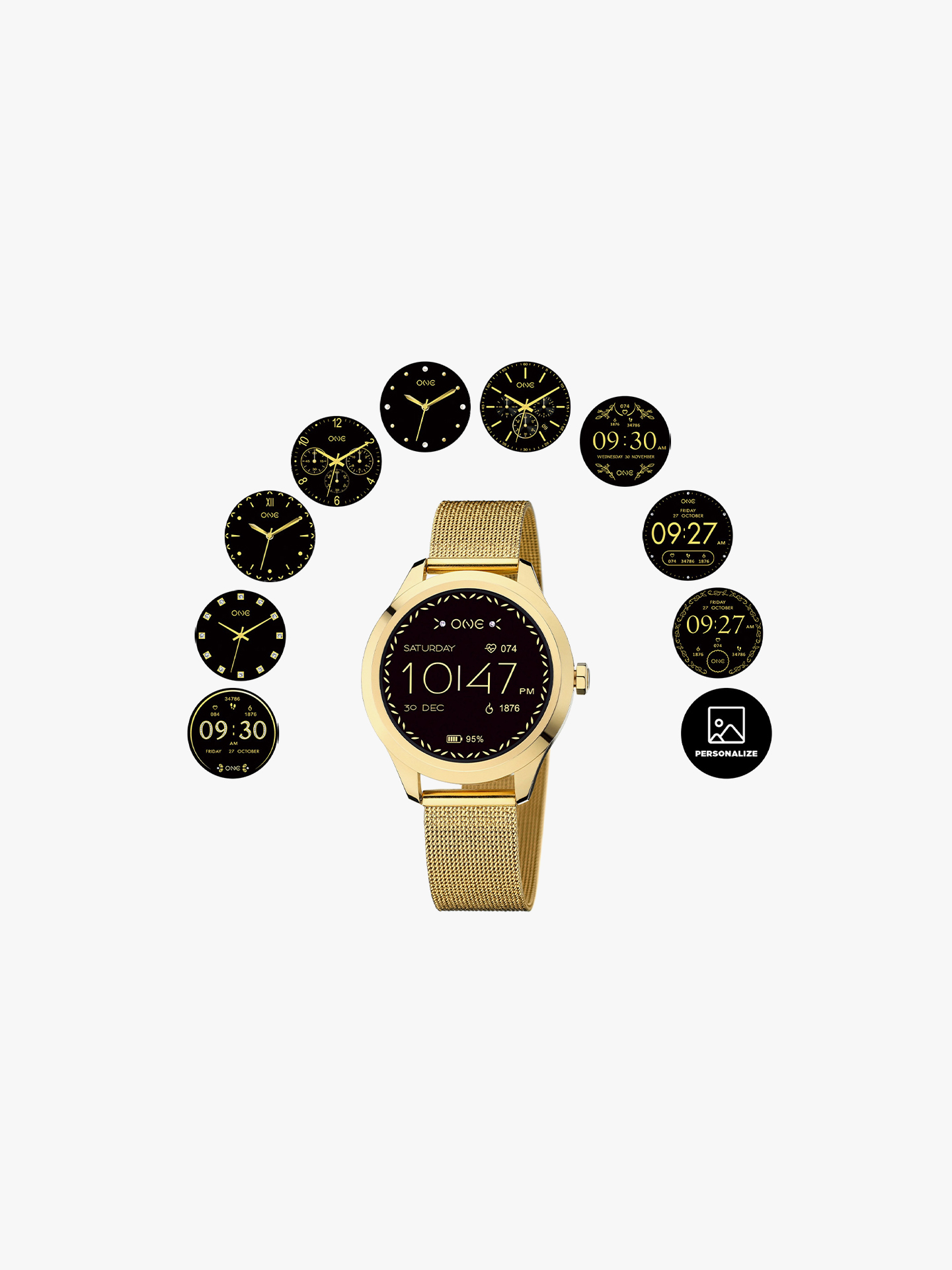 Smartwatch One Mini Gold