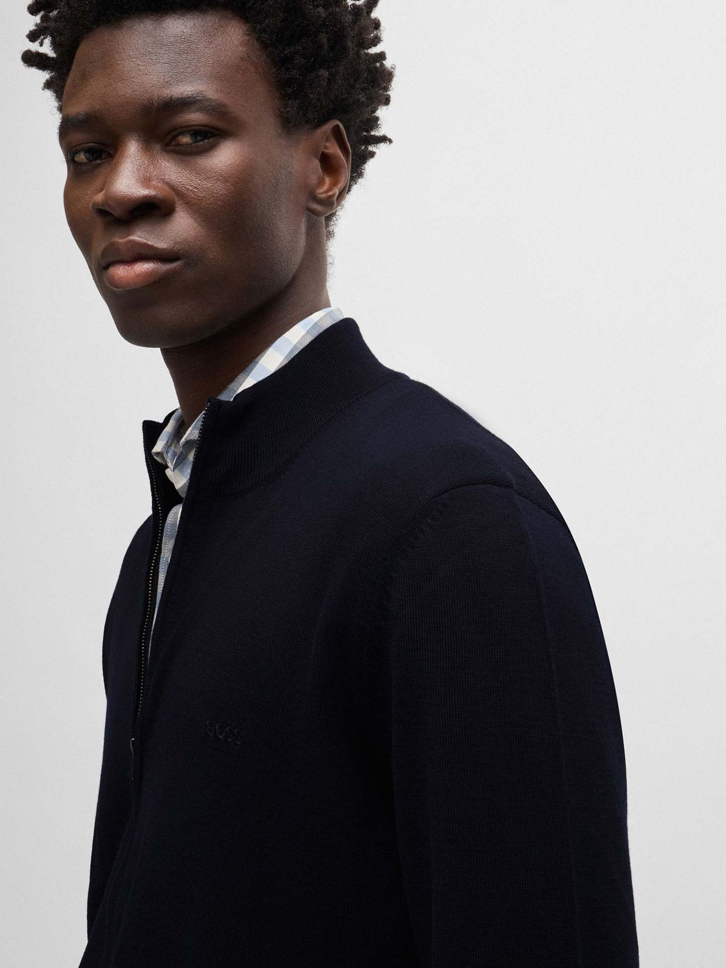 Casaco de Malha Regular Fit