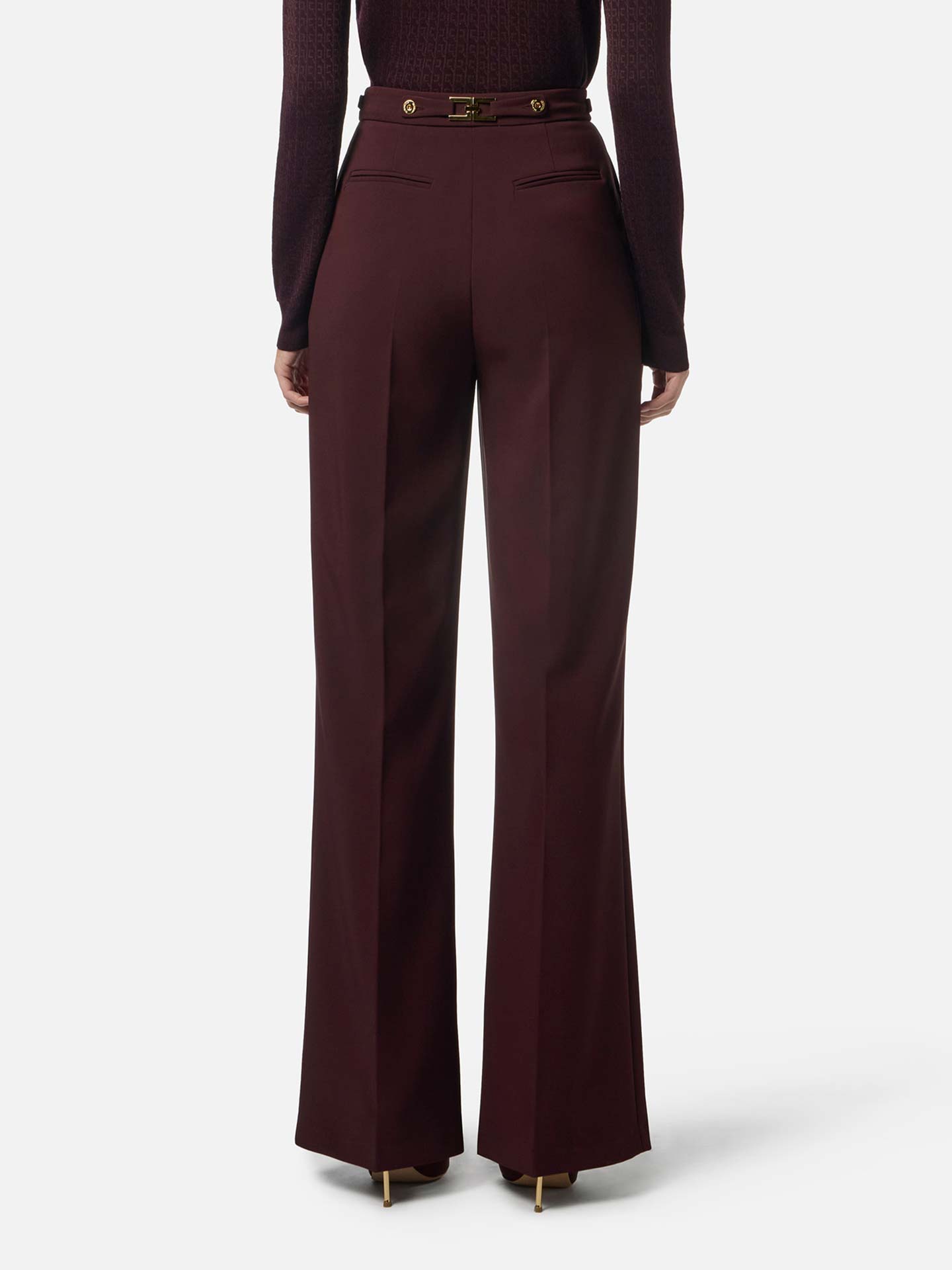 Calças com Detalhes Dourados