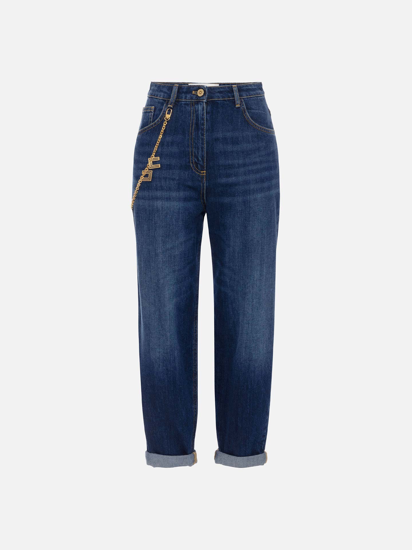 Calças de Ganga com Corrente