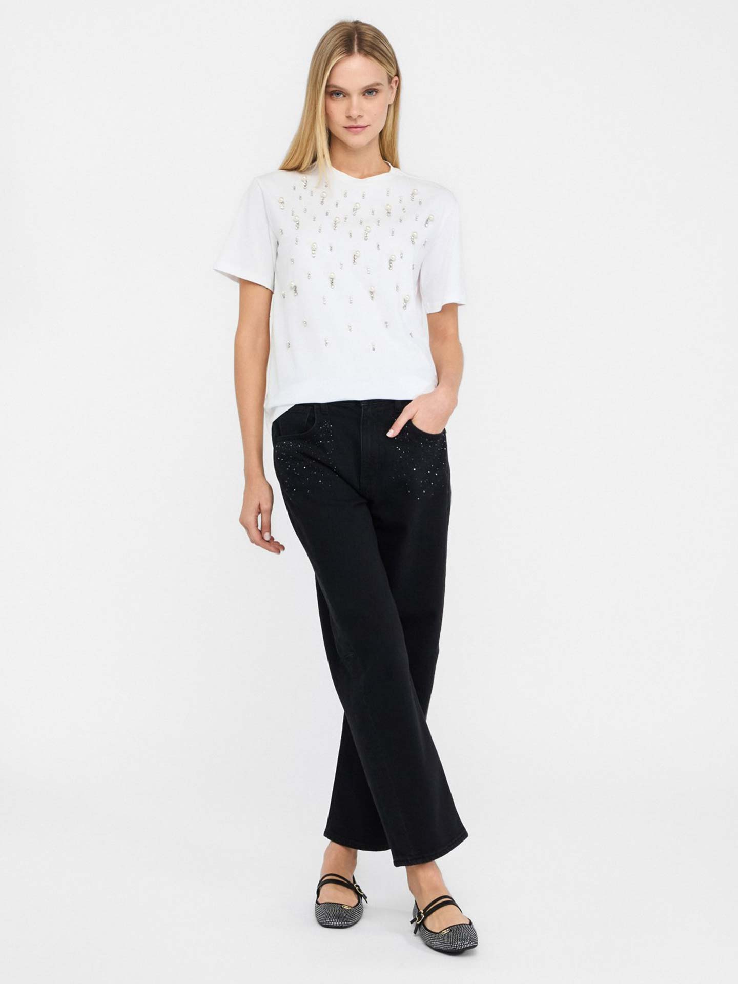 T-Shirt com Aplicação