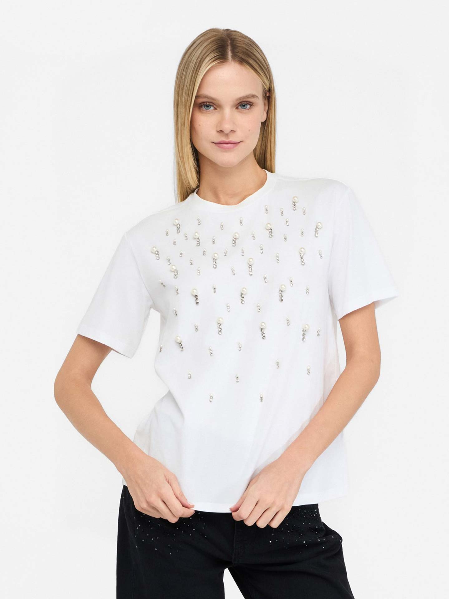 T-Shirt com Aplicação