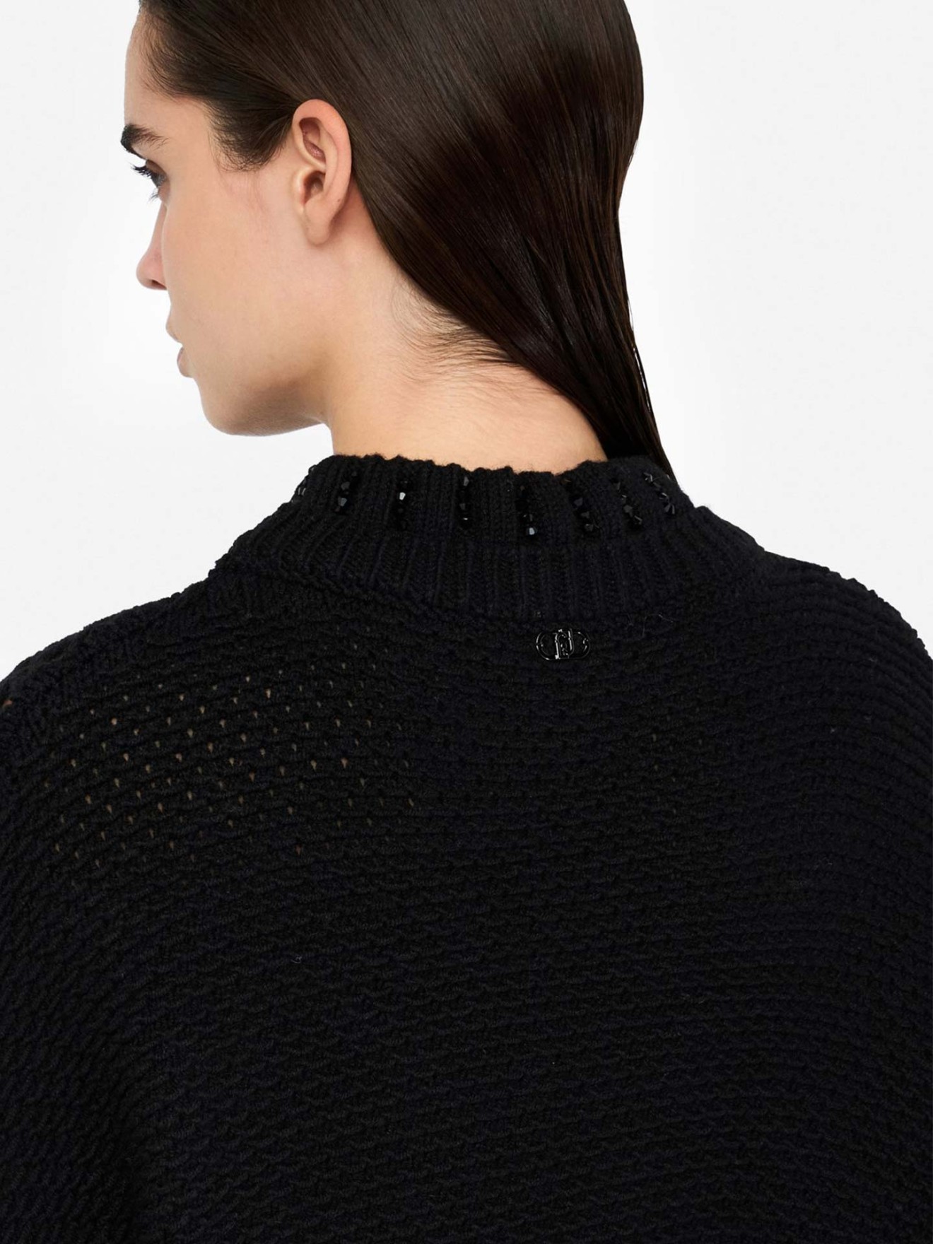 Camisola de Malha com Detalhes Vazados