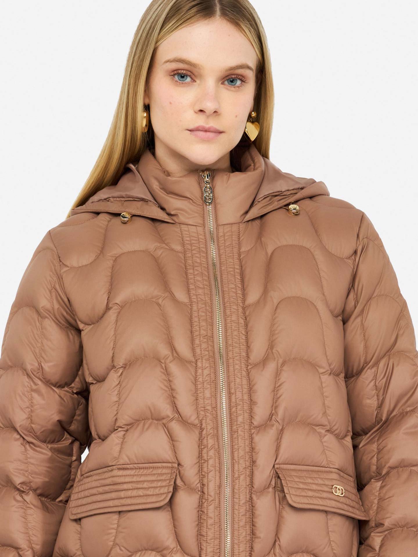 Blusão Acolchoado com Capuz