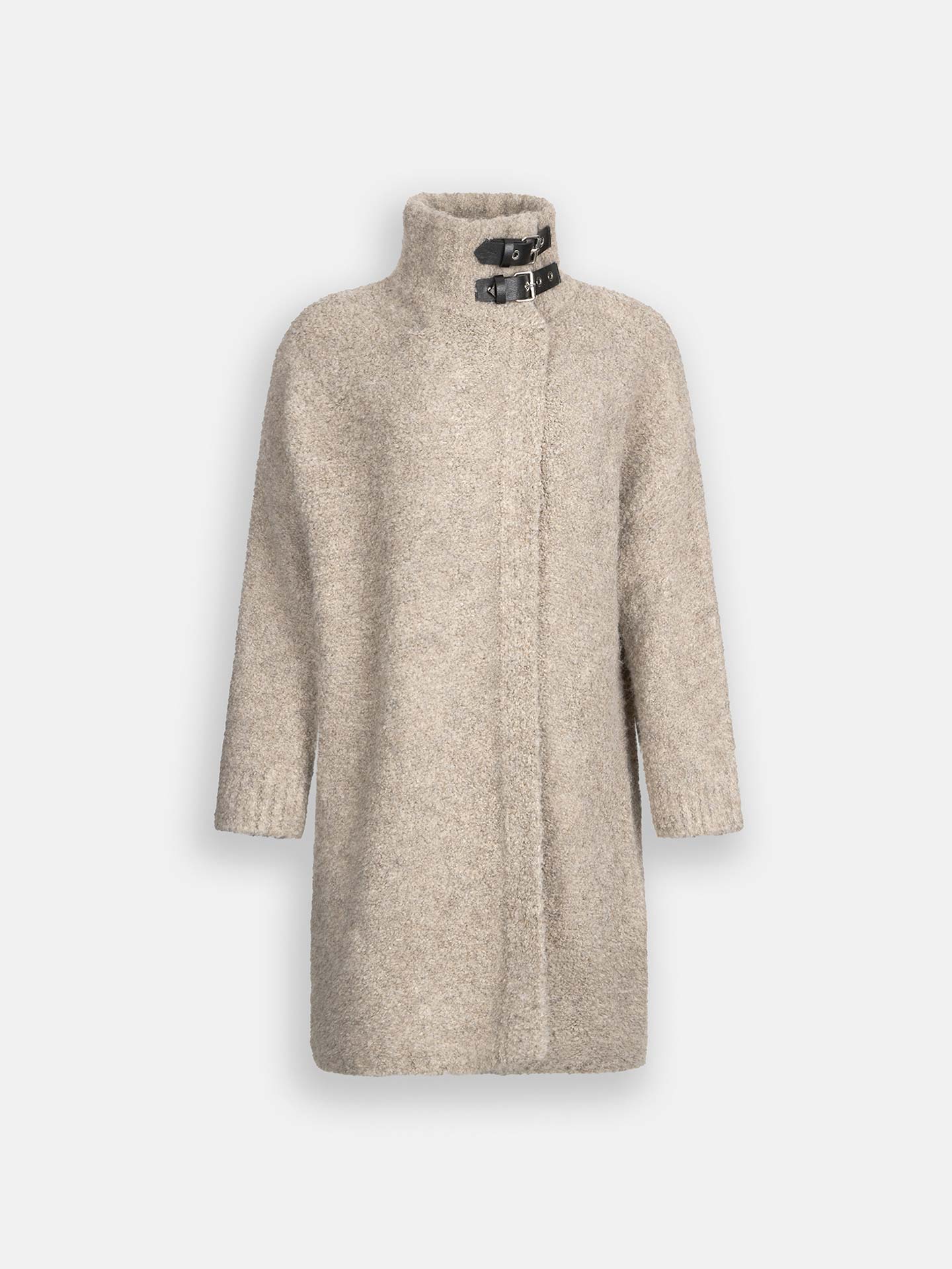 Casaco Comprido em Bouclé