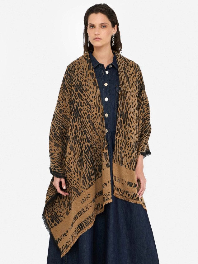 Poncho Animal Print