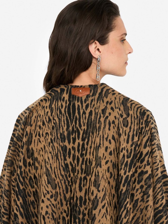 Poncho Animal Print