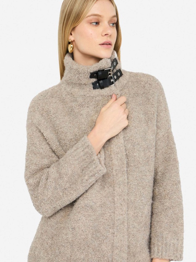 Casaco Comprido em Bouclé