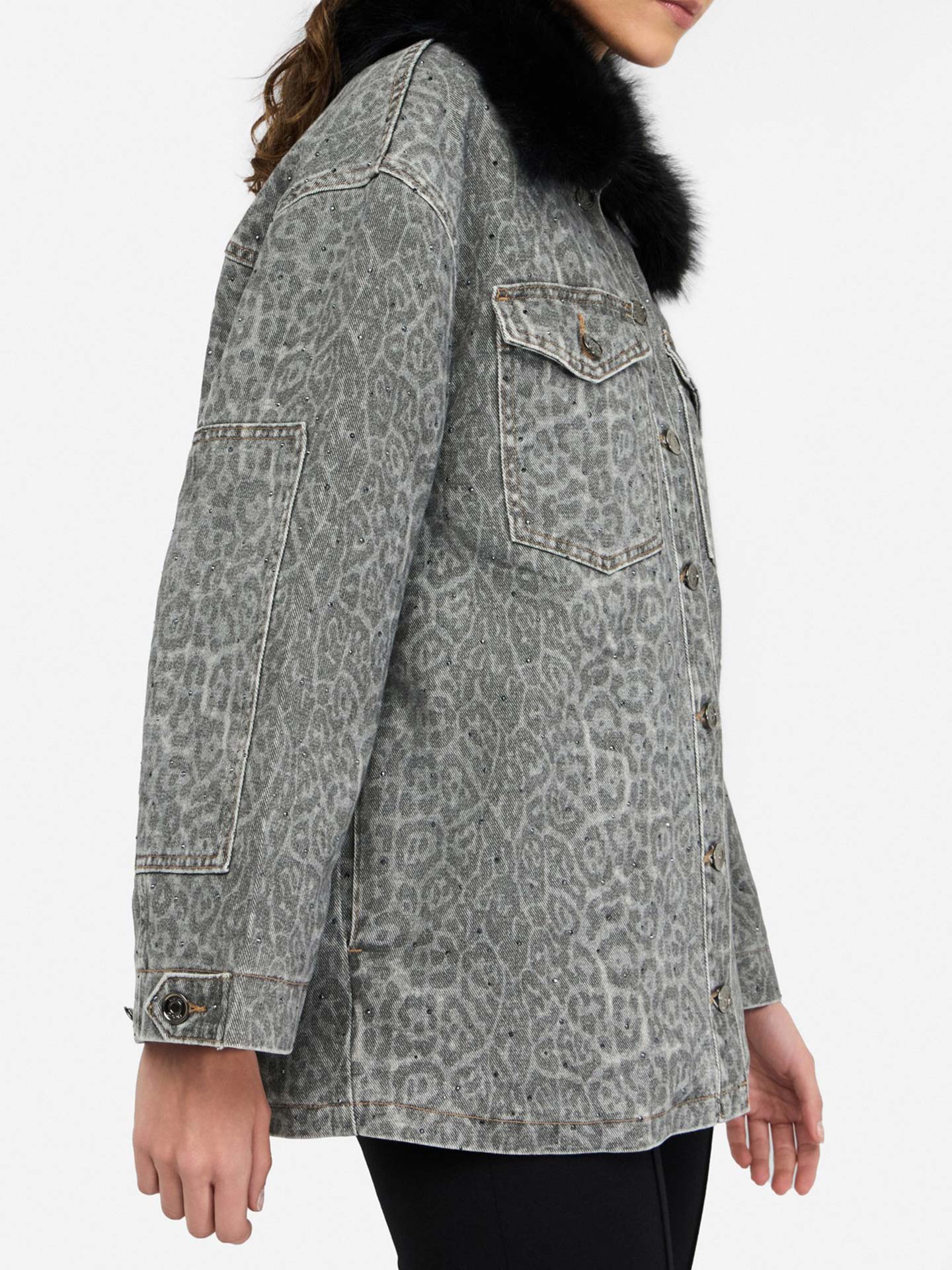 Casaco de Ganga Animal Print