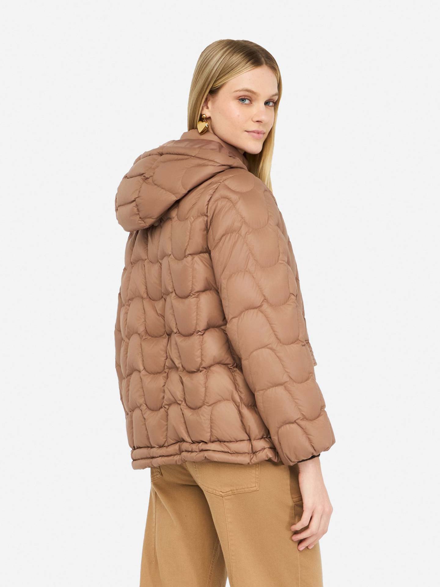 Blusão Acolchoado com Capuz